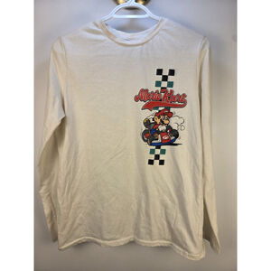 Nintendo Mario Kart Long Sleeves T-Shirt Size XL Pre-Owned